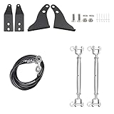 JK Limb Riser Adjustable Limb Risers Kit Through the Jungle Protector Obstacle Eliminate Rope, Engine Hood Protective Sub-line Branches Bracket Compatible with JK JKU Sport Sahara Rubicon X 07-18
