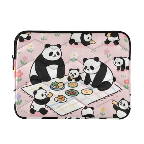 Funda para laptop 13-14 pulgadas resistente al agua rosa primavera miniatura 1