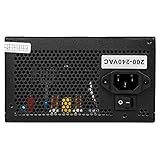 GameMax 750W Rampage Power Supply (No Power Cable inc.), Semi-Modular, APFC, Japanese Tk Main Capacitor, 80 Plus Bronze, 88% Efficiency, 14cm Cooling Fan, Real Power Gaming | Black - Image 12