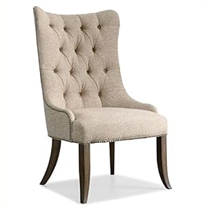 Hooker Furniture Rhapsody Tufted Dining Chair in Rustic Walnut (Set of 2) Hooker Furniture Rhapsody Tufted Dining Chair in Rustic Walnut Set of 2