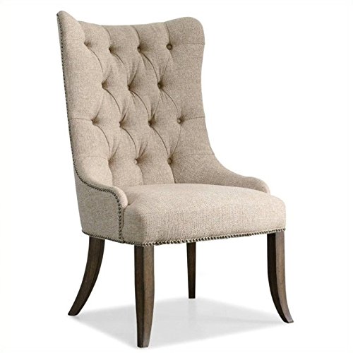 Hooker-Furniture-Rhapsody-Tufted-Dining-Chair-in-Rustic-Walnut-Set-of-2 Hooker Furniture Rhapsody Tufted Dining Chair in Rustic Walnut Set of 2