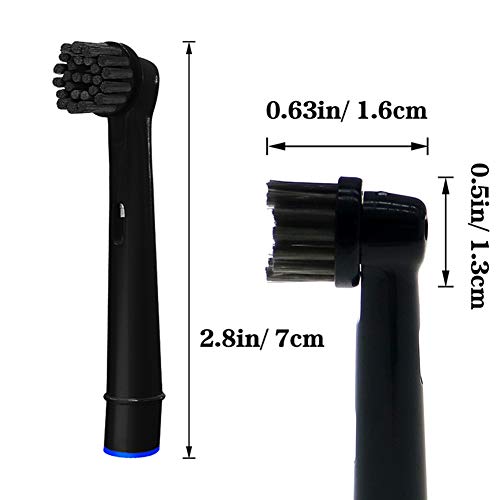 YanBan 8 Stück elektrischer Zahnbürstenkopf aus Bambuskohle, Ersatzbürstenkopf für elektrische rotierende Zahnbürste, für Erwachsene und Kinder – Bild 7