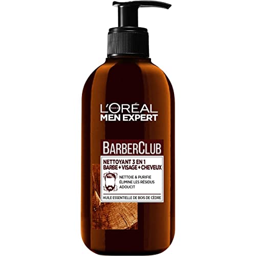 Se vende por separado *** L'Oreal Men Expert Barber Club 3 en 1 Limpiador para barba rostro y cabello 200 ml *** Entrega rápida y bien cuidada a domicilio ***