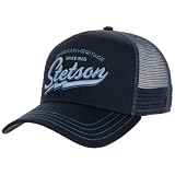 Stetson Casquette Trucker Since 1865 Homme   Snapback de Baseball Snapback, avec Visiere, Visiere Printemps ete Printemps Ete Automne Hiver   Taille Unique Bleu Fonce