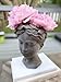 Lucky Winner Greek/Roman Style Female Statue Head Cement Planter - Unique Planter Pot for Indoor Outdoor Home Garden Decor (8