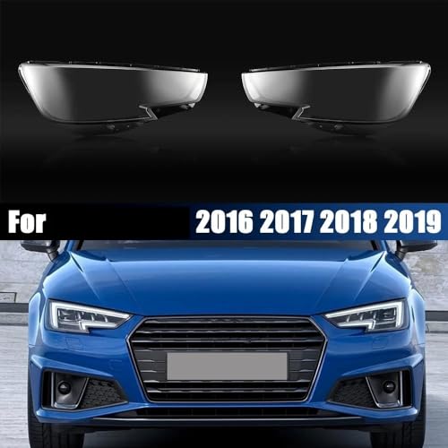 Couvercles de phares avant pour Audi A4 A4L 2016-2019