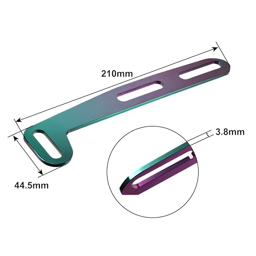 Image of Iridescent Mirror Finish Steel Chain Tensioner Adjuster w /Roller for Predator 212cc 196cc GX160 GX200 for Coleman CT200U Baja DB30 BT200X Doodlebug Mini Bikes Go Karts
