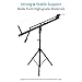 PROAIM Heavy Duty Jib Stand for Camera Jib Crane with 33mm Diameter Mounting Tube. Telescopic Height Adjustment. Payload up to 90kg/198lb. (P-JS)