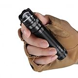 SuperFire Mini linterna LED recargable, linterna zoombares con 5 modos de luz, flash portátil, largo alcance, impermeable, para camping, senderismo, pesca, exteriores, regalos para hombres