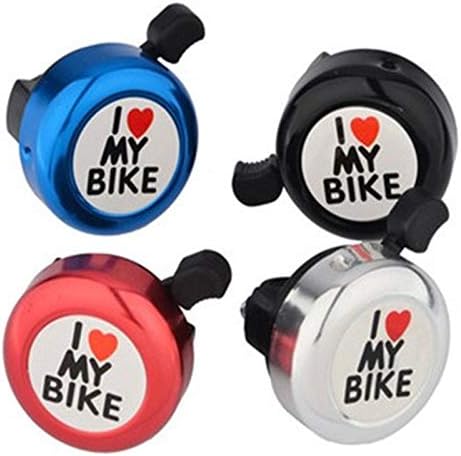 LAIWUSSY I Like My Bike Bell - Bicycle Bell - Loud Aluminum Bike Horn Ring Mini Bike Accessories for Men Women Kids Girls Boys Bikes Love Bell 31G