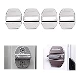 【EINZIGARTIGES DESIGN】 4-teilige Abdeckungen werden mit feinster Verarbeitung hergestellt, um genau zu Ihrem Automodell und Ihrer Größe zu passen. Es hat einen rückseitigen Gummi und ist einfach zu installieren, wodurch eine zusätzliche Schutzschicht über dem Schloss entsteht.