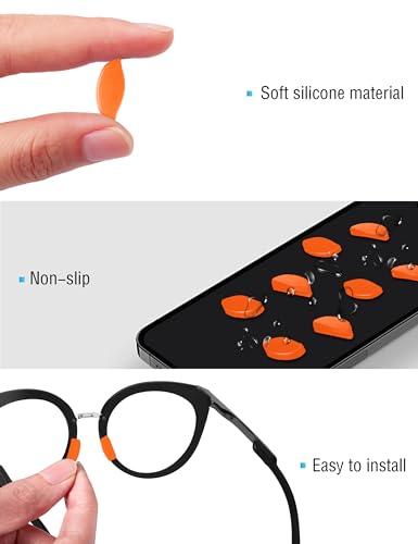 Image of Bowyer 1 Pair Replacement NosePads Compatible with Oakley Frogskins Range /Frogskins Range XL /Top Knot /HSTN /Wildrye /Sielo