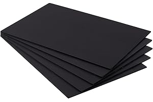 BENECREAT A4 Premium Black PVC Foam Board for Crafts and Projects