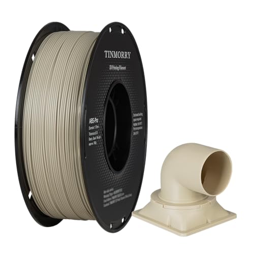 TINMORRY ABS Pro Filament 1.75 mm for 3D Printers, 1 kg, Warm Grey