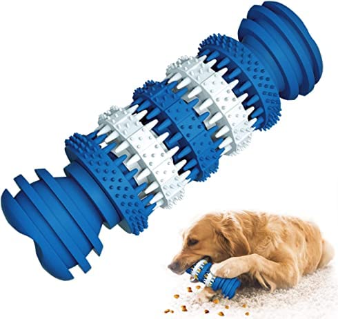 KUTKUT Chew Toy Natural Rubber Bone Tooth Cleaning Non-Toxic Rubber Bite Labrador, Golden Retriever Resistant for Medium & Large Dog Teeth Cleaning/Chewing/Playing/Treat Dispensing (Bone) (B09123C5D1) Amazon Price History, Amazon Price Tracker