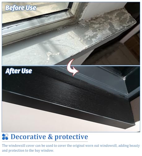 Protector de alféizar de ventana impermeable y texturizado para reforma del hogar 5