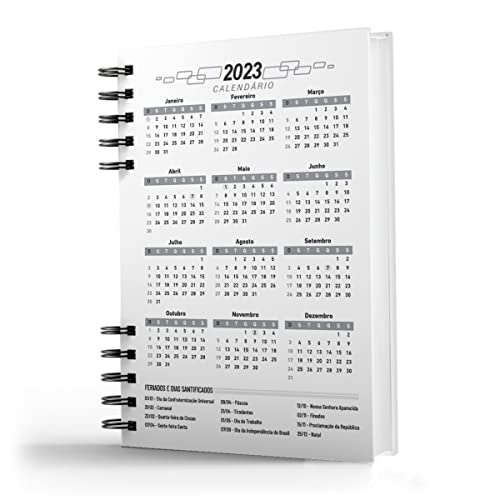 Agenda Diária - Capa Dura - Negocios - Capa Grafite
