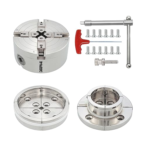 DEEFIINE 4 Inch Wood Lathe Chuck Set 1-1/4