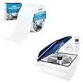 Kohree RV Roof Tape White 4 Inch x 50 Foot Bundle 14" RV Vent Fan 10 Speed Reversible with Remote Control