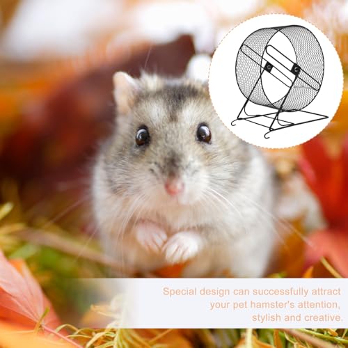 Roue d'exercice pour hamsters gerbilles écureuils et petits animaux - 4