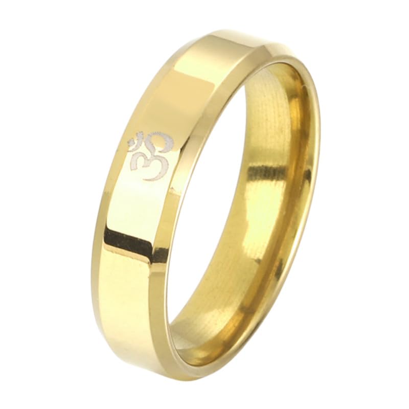 SALTY Men & Boys OM Essence Gold Stainless Steel Finger Ring (Size: 11) (B0CNRRMMHH) Amazon Price History, Amazon Price Tracker