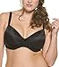 Produktbild Ulla Popken Große Größen Damen Bügel Vollschalen BH-BH, Softschalen, Uni, D-Cup 697146, Einfarbig, Gr. 110D, Schwarz (Schwarz 10)