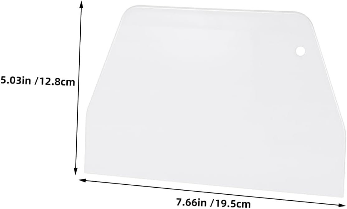 4pcs Cake Smoother Tool with Handle, Plastic Baking Scrapers