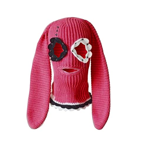Chapeau bonnets longues oreilles lapin balaclava le cadeau halloween rigolo