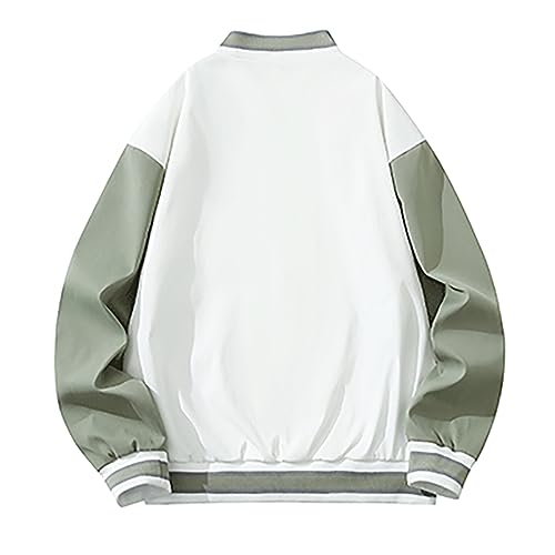 Ymosrh Men's Light Bomber Jacket Lightweight Casual Jackets Varsity Coat Chaquetas Para Hombre, S-6XL3
