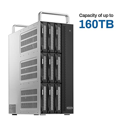 Image of Terramaster D8-332 Thunderbolt 3 Storage - Compact Professional-Grade 8-Bay Tower Thunderbolt3 Hardware RAID Enclosure - RAID 0 /1 /5 /10 /JBOD Support - External Hard Drive Storage