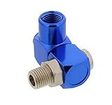 ABN 1/4in NPT 360 Degree Swivel Connector with Adjustable Tension Control to Stop Leaks – For Any...