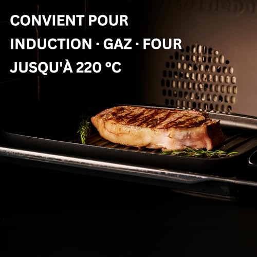 Plaque grill induction Stone&Stone en acier plein haute performance - 7