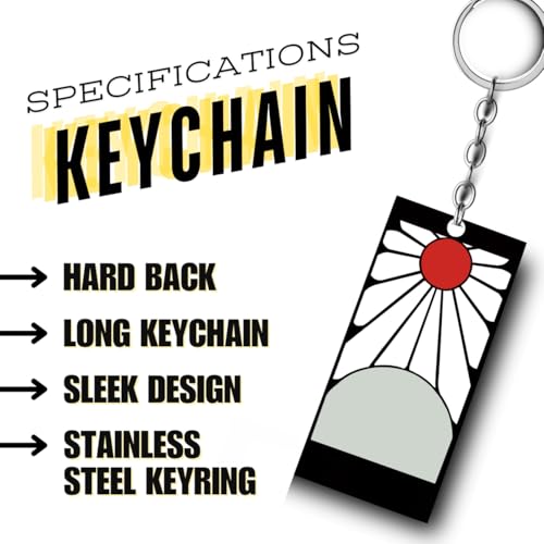 Image of Replix Premium (Pack of 2) Anime Printed Keychain For Bike, Scooty, Car, Acrylic Keyholder anime earings