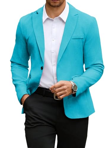 Mens Sport Coats and Blazers for Men Fashion Casual Suit Jacket Slim Fit Men Business Formal Wedding