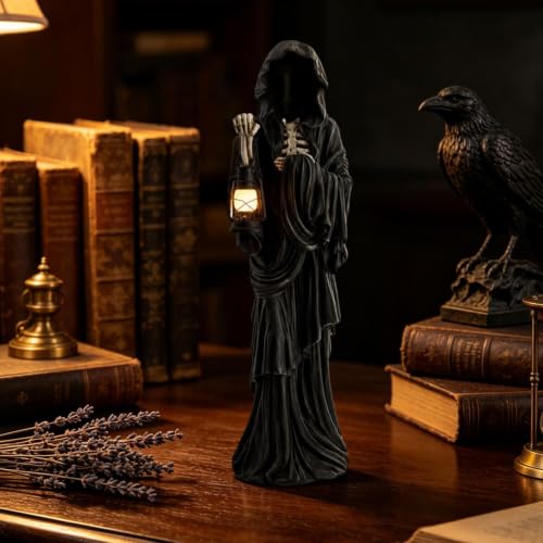Sculpture squelette décoration d'intérieur cadeau original d'Halloween - 4