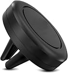 Universal Smartphone Holder - Air Vent Magnetic Car Mount (4 Pack Black) Compatible with iPhone 12/13/14/15/16 & Galaxy LG Android Cell Phone