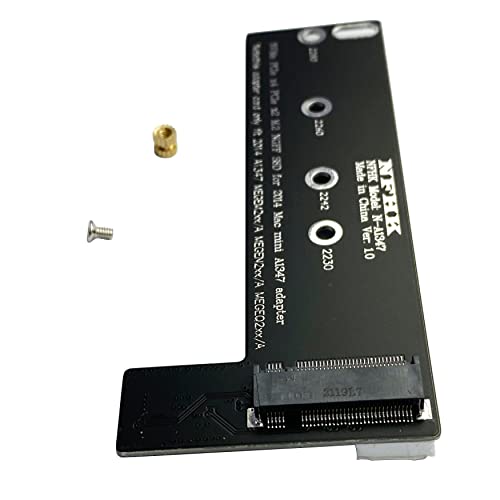 Image of BestParts M.2 NGFF M-Key NVME SSD Convertor Card Replacement for Mac Mini Late 2014 A1347 MEGEN2 MEGEM2 MEGEQ2
