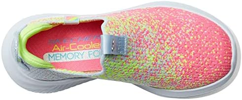 Skechers Kids Girls Ultra Flex 3.0-Splendid SPO Sneaker, Hot Pink/Yellow, 1.5 Little Kid | Image 1