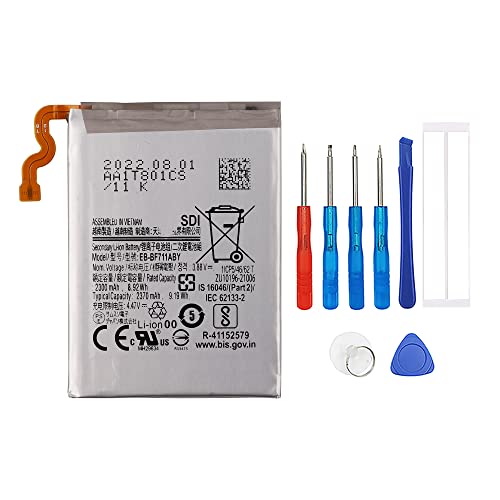 SWARK New Rechargeable Battery EB-BF711ABY Compatible with Samsung Galaxy Z Flip3 5G SM-F711 with tools
