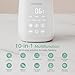 Momcozy Bottle Warmer, Fast Bottle Warmers for All Bottles with Timer, Accurate Temperature Control and Automatic Shut-Off, No Lid Required for Heating, White-Gray