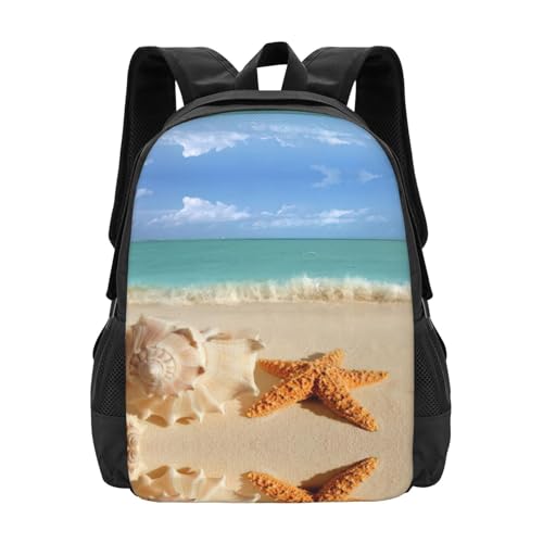Sac à dos pour l'école ergonomique et léger à motif estival marin