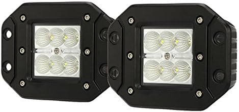 2Pcs 4" 18W cree led work light 1800lm flood waterproof fog light parking light for Jeep JD40 and LC80 Ford Raptor and Toyota Tundra