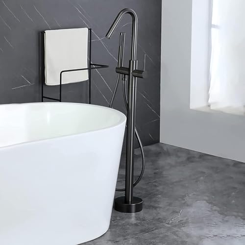 Mitigeur de baignoire cascade avec douchette à main pivotant - 4