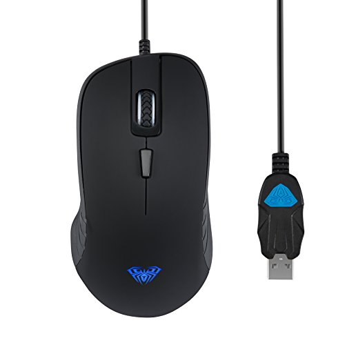 AULA Mouse USB Laser Tantibus Gaming Colore Nero