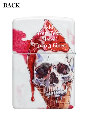 Encendedor Zippo Custom Grabado I Scream Cone miniatura 2