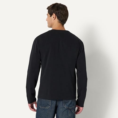 Image of Amazon Essentials Men's Long-Sleeve Henley Shirt