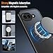 Natbok Magnetic for Google Pixel 10a Case with 2 Pack Tempered Glass Screen Protector,[Compatible for MagSafe] Shockproof Drop Thin Protective Phone Case Cover for Pixel 10A,Black