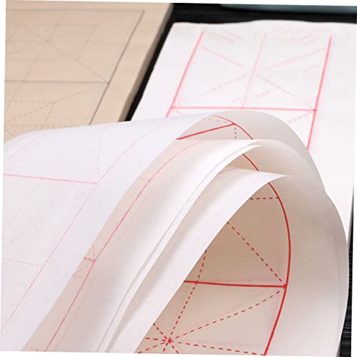 Tofficu 300 folhas de adesivos de cópia de papel de prática de caligrafia chinesa papel de arroz chi
