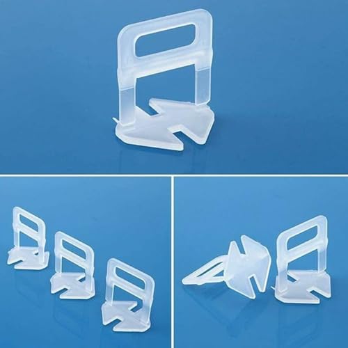 100 Stück Standard Laschen Fugenbreite 1.5mm, Nivelliersystem Fliesen Nivellierhilfe Zuglaschen Fugenbreite Verlegehilfe für Fliesen Höhe 3-12 mm(100 Laschen,1.5mm)