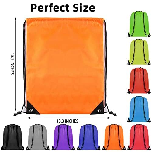 Goodtou Drawstring Backpack 40 Pcs Cinch Bags Drawstring Bags Bulk Nylon Draw String Sport Bag thumb #1
